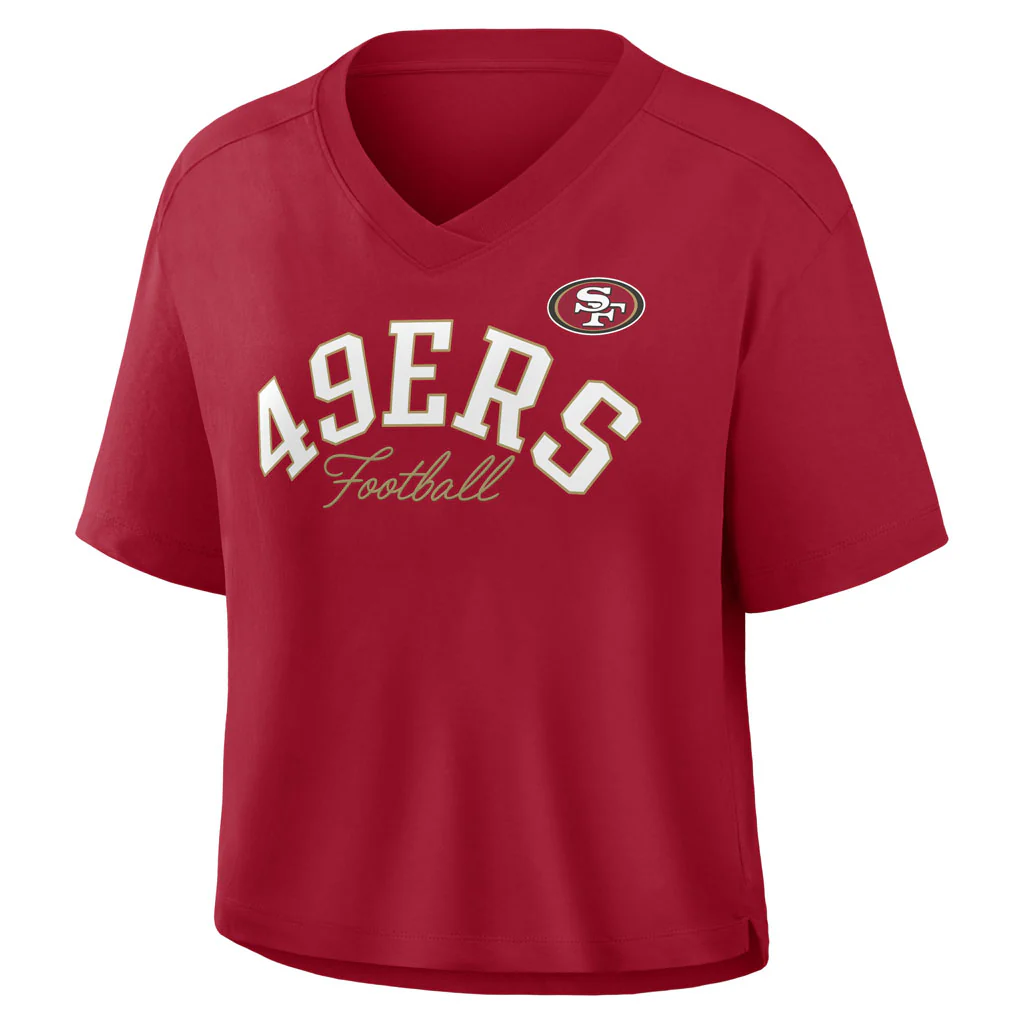 NFL San Francisco 49ers Women's Fanatics Option Read Fashion Top - Red - Image 2