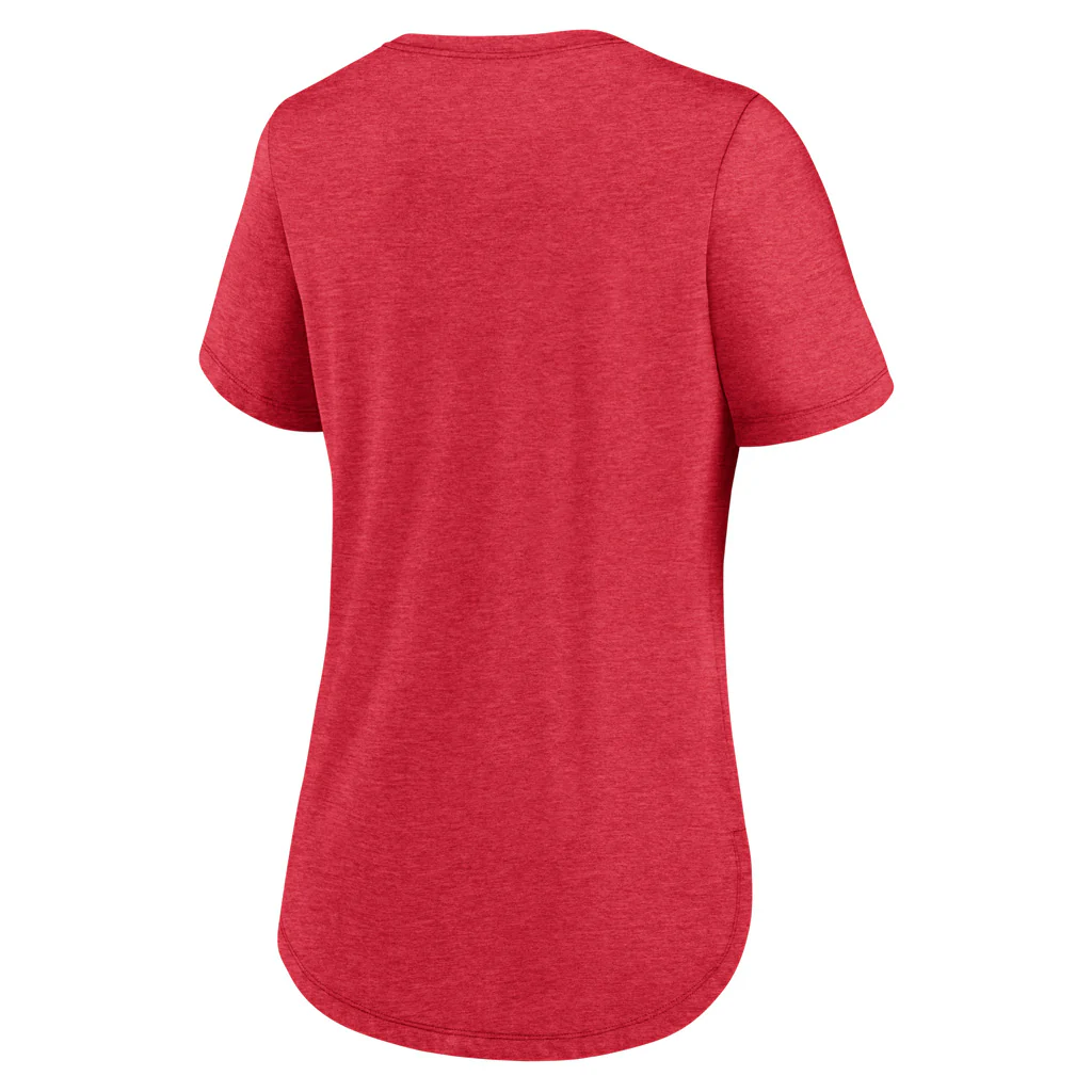 NFL San Francisco 49ers Women's Nike Fashion Triblend T-Shirt - Red - Image 3