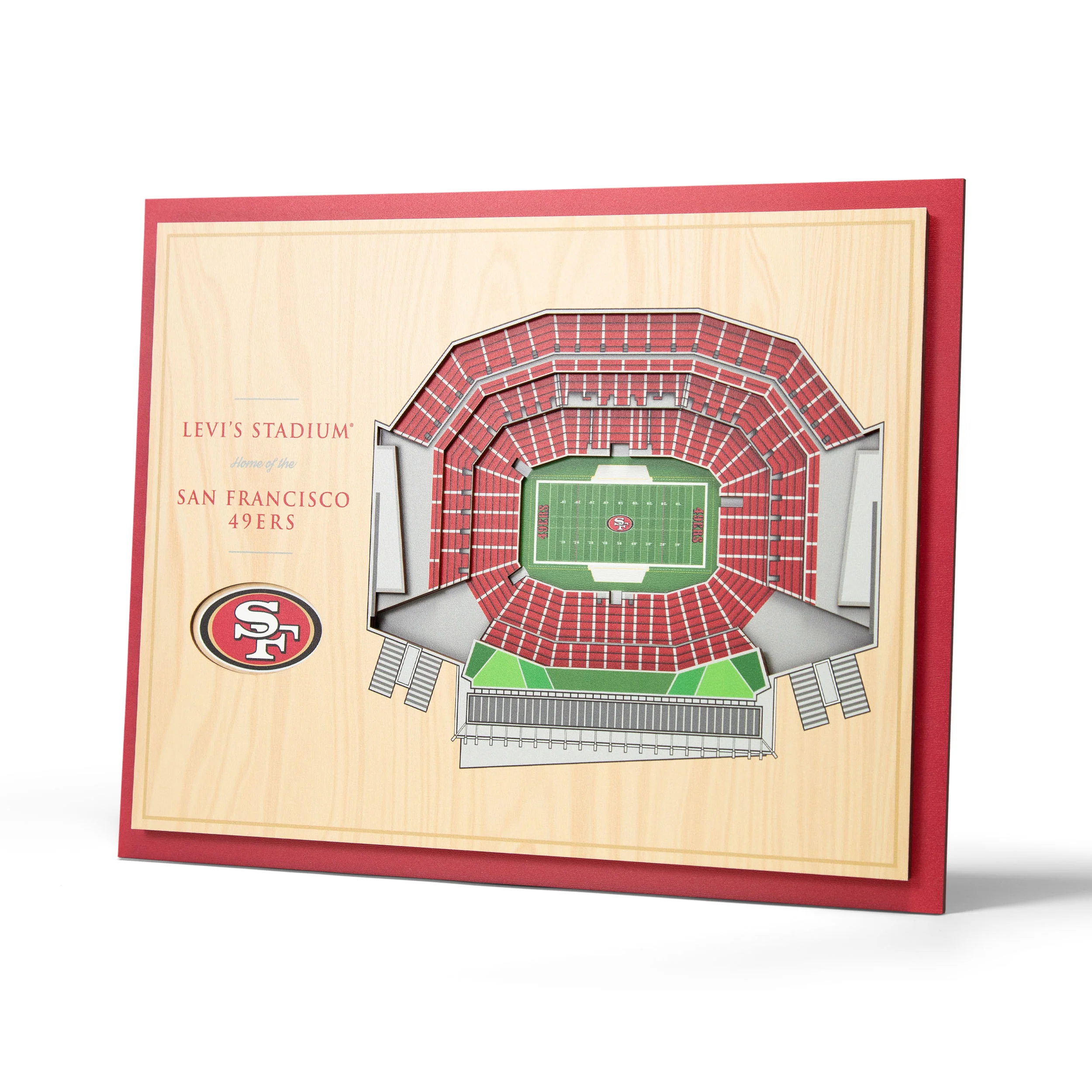 NFL San Francisco 49ers You the fan 5-Layer Stadium View Wall Art