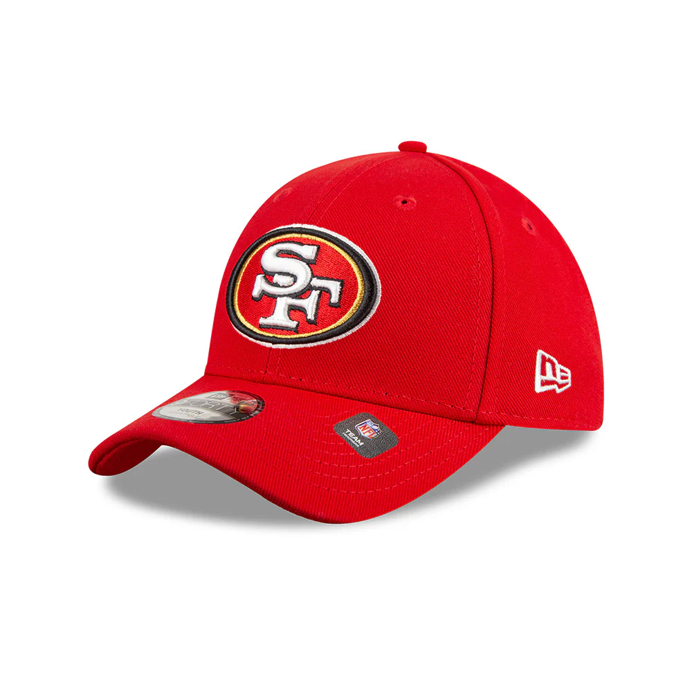 NFL San Francisco 49ers Youth New Era The League 9FORTY Adjustable Hat - Red