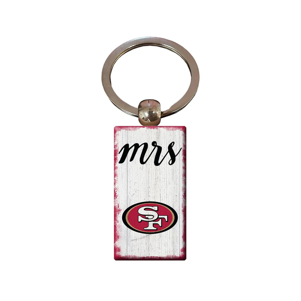 NFL San Francisco 49ers Fan Creations Mrs Keychain
