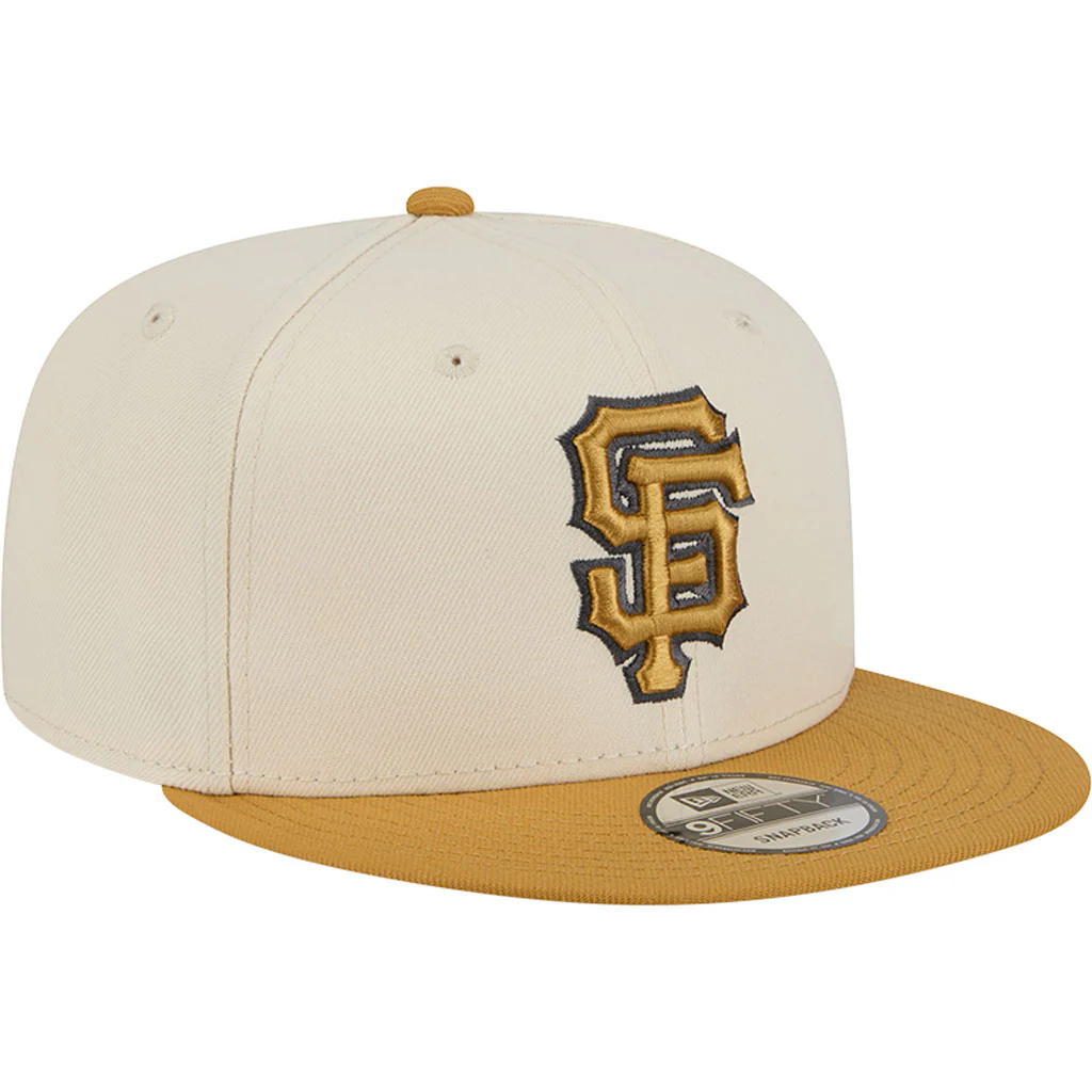 NFL San Francisco Giants New Era Two-Tone Dusted 9FIFTY Snapback Hat - Light cream - Image 2