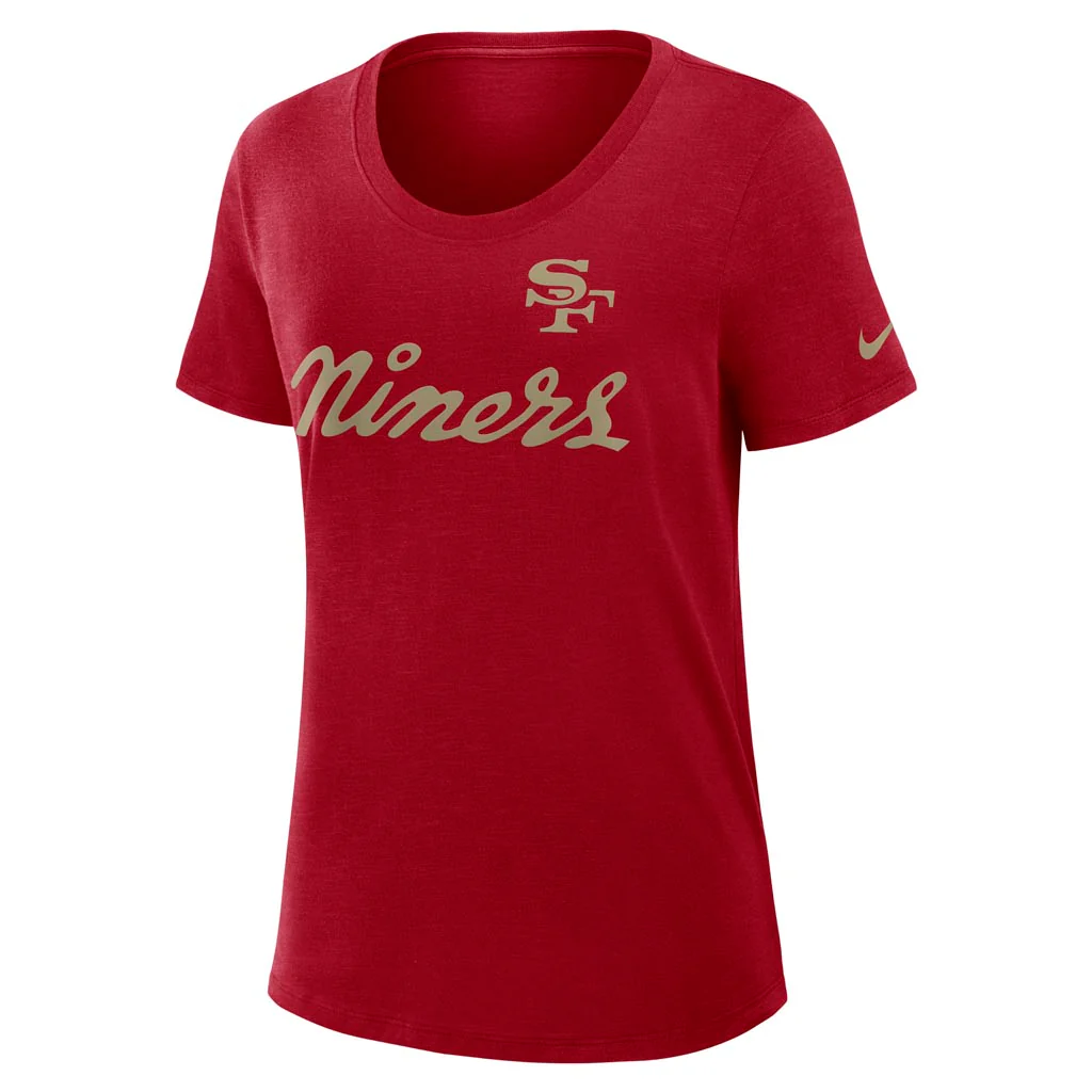 NFL San Francsico 49ers Women's Nike Rivalries Slub T-Shirt - Red - Image 2