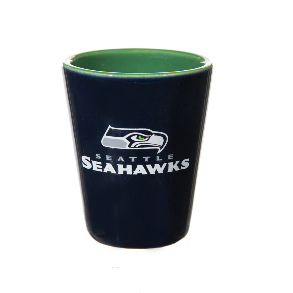 NFL Seattle Seahawks Evergreen 4-Piece Shot Glass Set - Image 2
