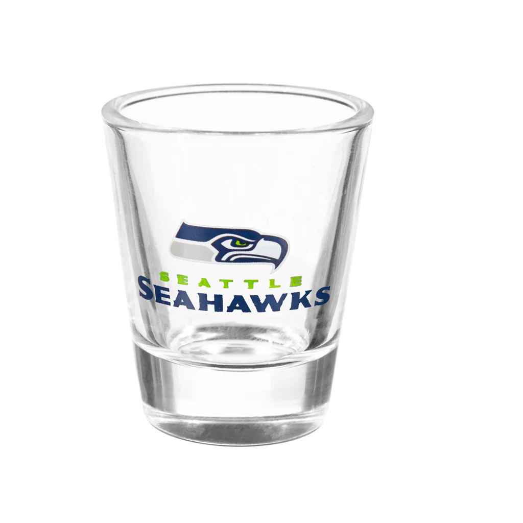 NFL Seattle Seahawks Evergreen 4-Piece Shot Glass Set - Image 3
