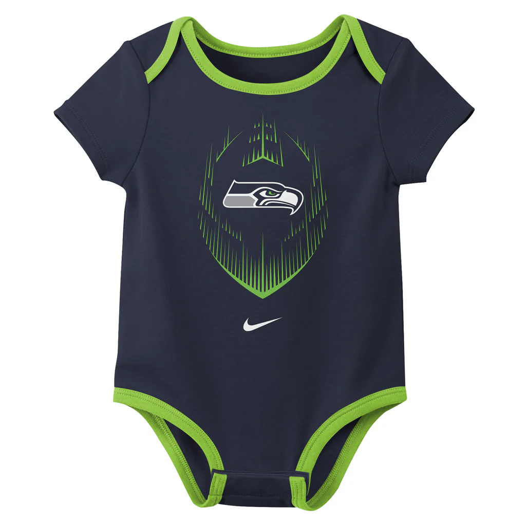 NFL Seattle Seahawks Infant Nike 3 Piece Set - Image 2