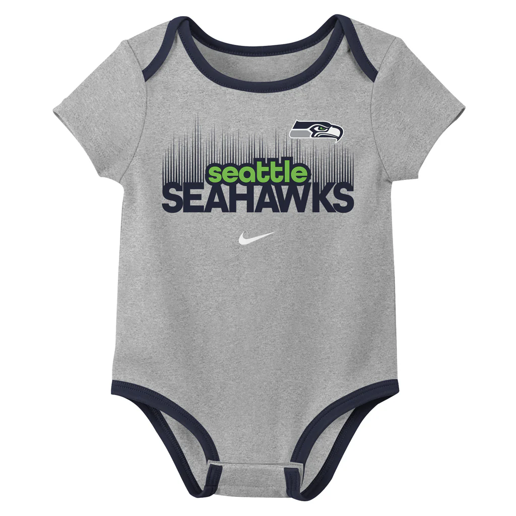 NFL Seattle Seahawks Infant Nike 3 Piece Set - Image 3