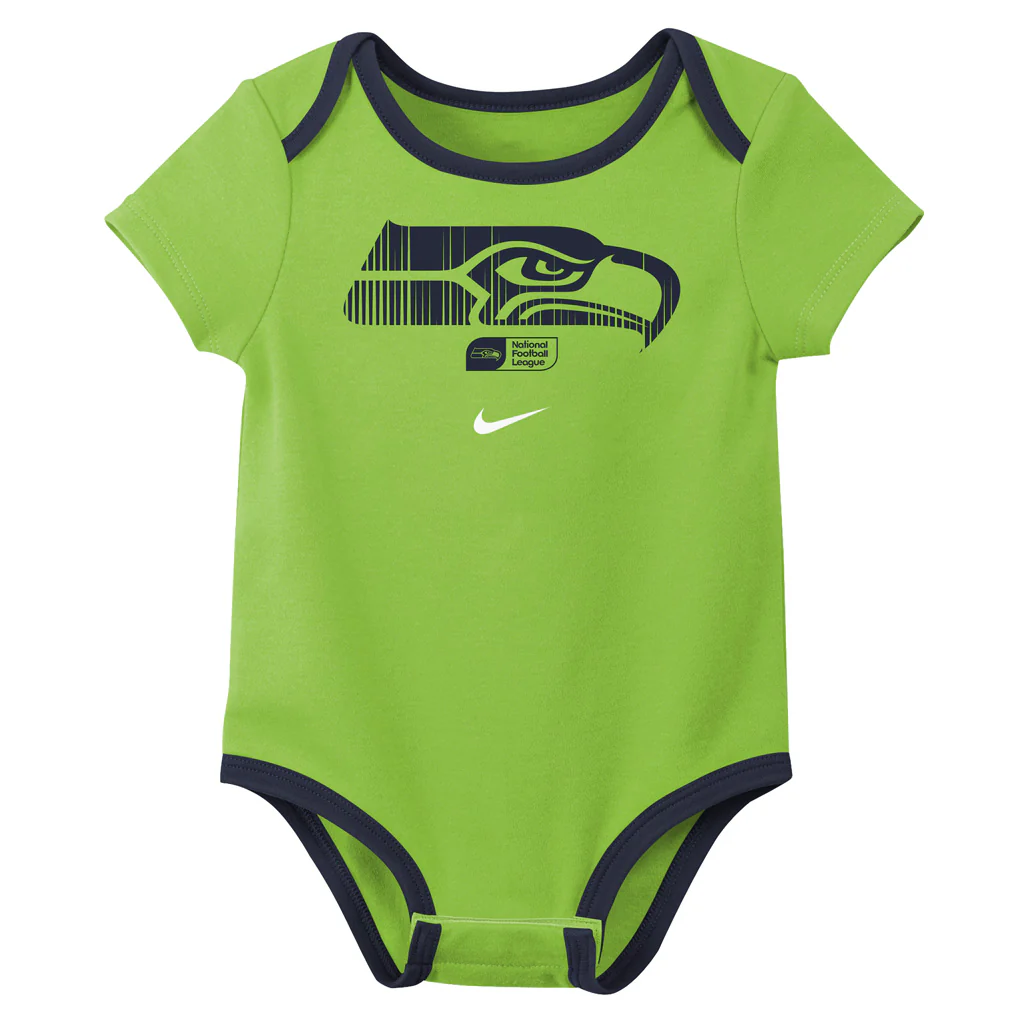 NFL Seattle Seahawks Infant Nike 3 Piece Set - Image 4