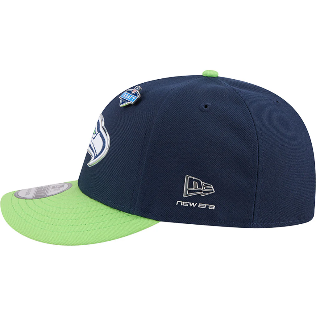 NFL Seattle Seahawks New Era 2026 Draft 9FIFTY Snapback Hat - Navy - Image 4