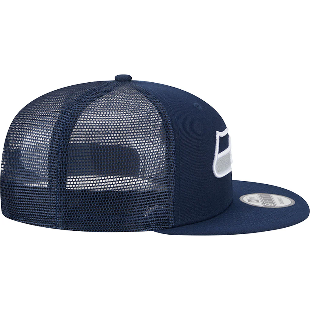 NFL Seattle Seahawks New Era Primary OTC Trucker 9FIFTY Snapback Hat - Navy - Image 5