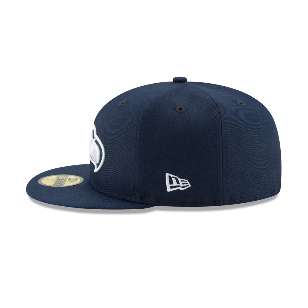 NFL Seattle Seahawks New Era Super Bowl LX Champions Side Patch 59FIFTY Fitted Hat - Black - Image 5