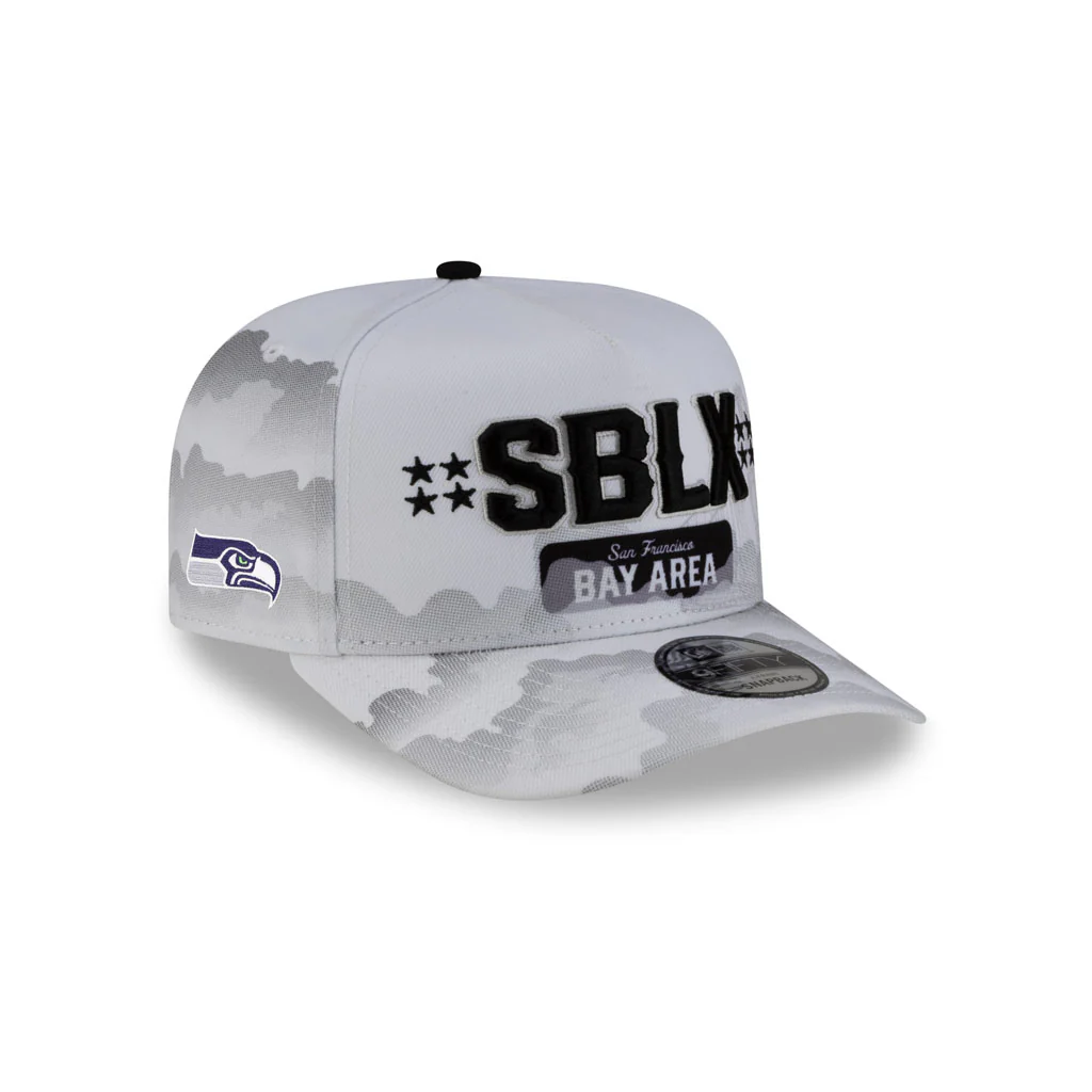 NFL Seattle Seahawks New Era Super Bowl LX Tarmac 9FIFTY A-Frame Hat - Gray - Image 2