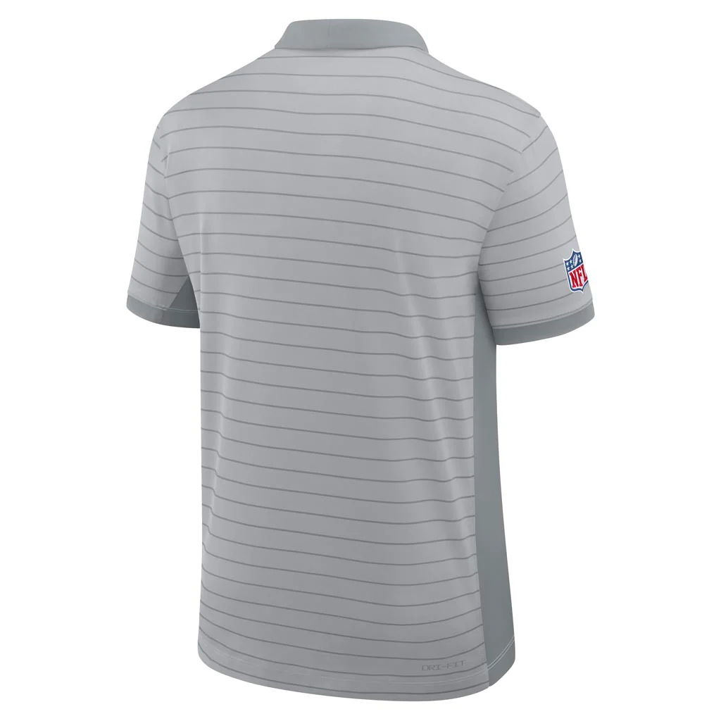 NFL Seattle Seahawks Nike Rivalry Stripe Polo - Gray - Image 3