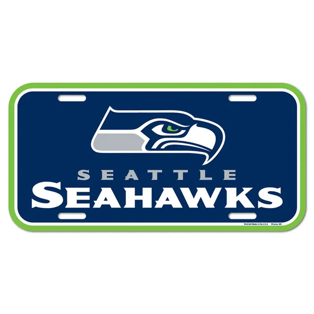 NFL Seattle Seahawks WinCraft License Plate - Image 2