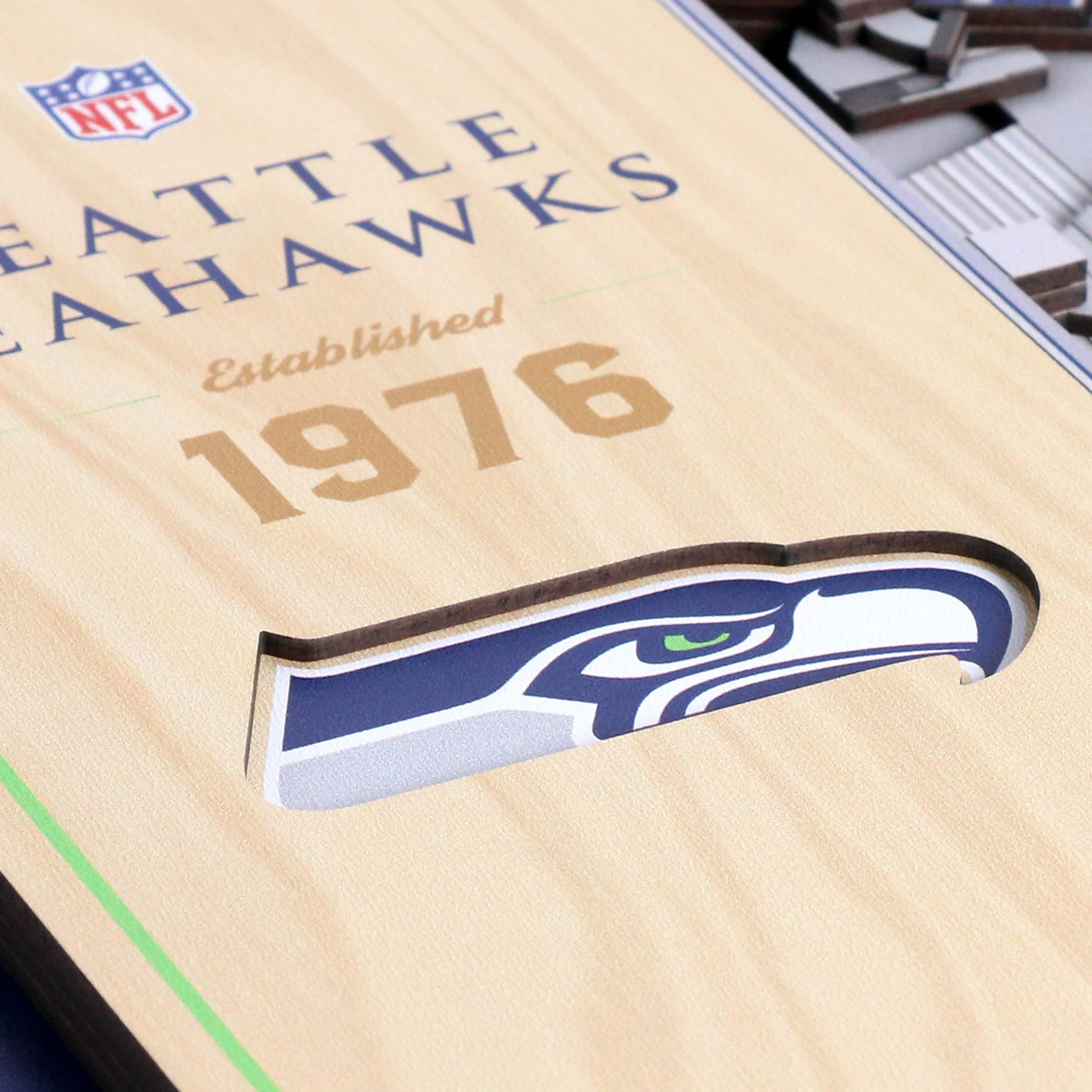 NFL Seattle Seahawks You the fan 5-Layer Stadium View Wall Art - Image 4