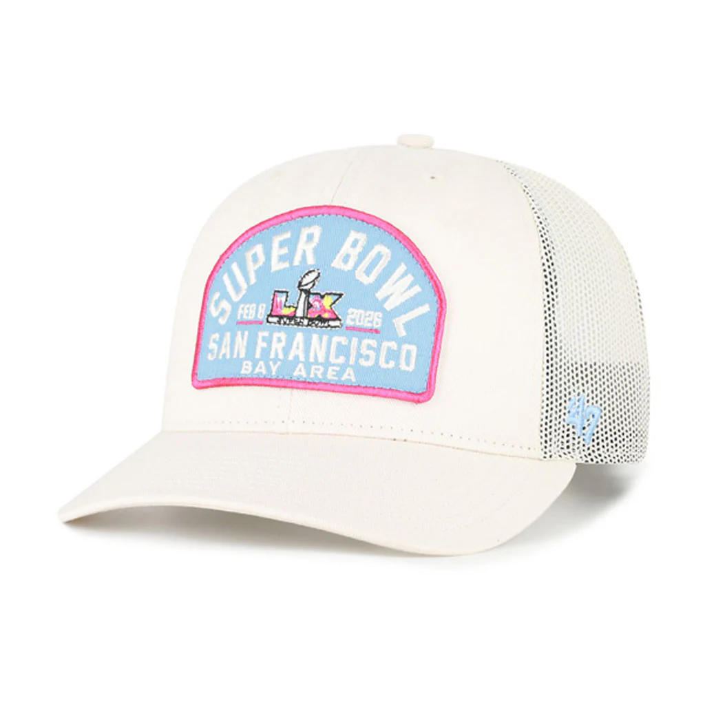 NFL Super Bowl LX '47 Leland Trucker Adjustable Hat - Cream