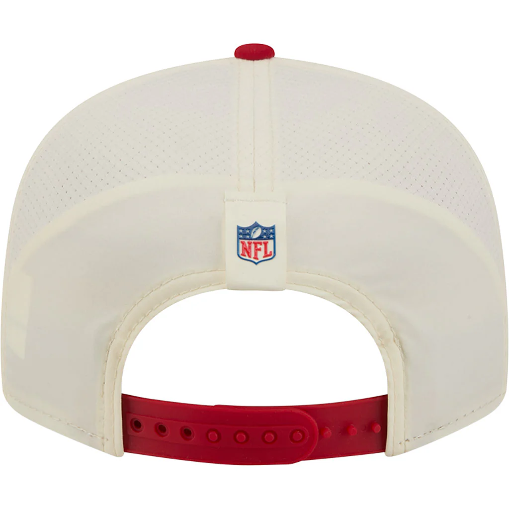 NFL Tampa Bay Buccaneers New Era 2026 Training 9FIFTY Snapback Hat - Cream - Image 6