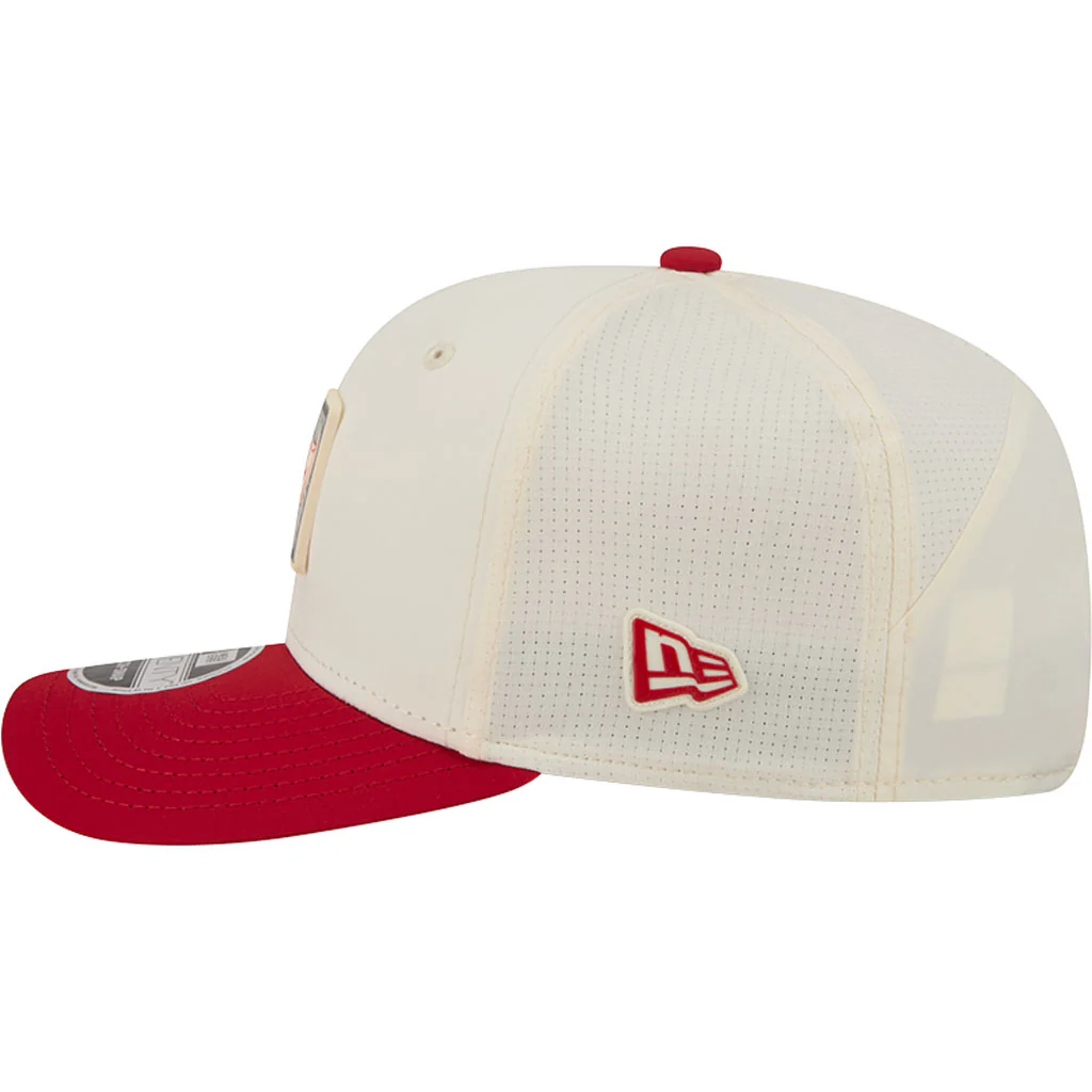 NFL Tampa Bay Buccaneers New Era 2026 Training 9SEVENTY Stretch Snapback Hat - Cream - Image 4