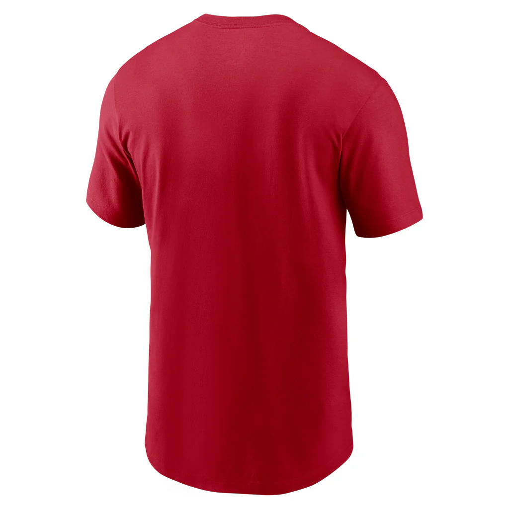 NFL Tampa Bay Buccaneers Nike Cotton Essential Logo T-Shirt - Red - Image 3