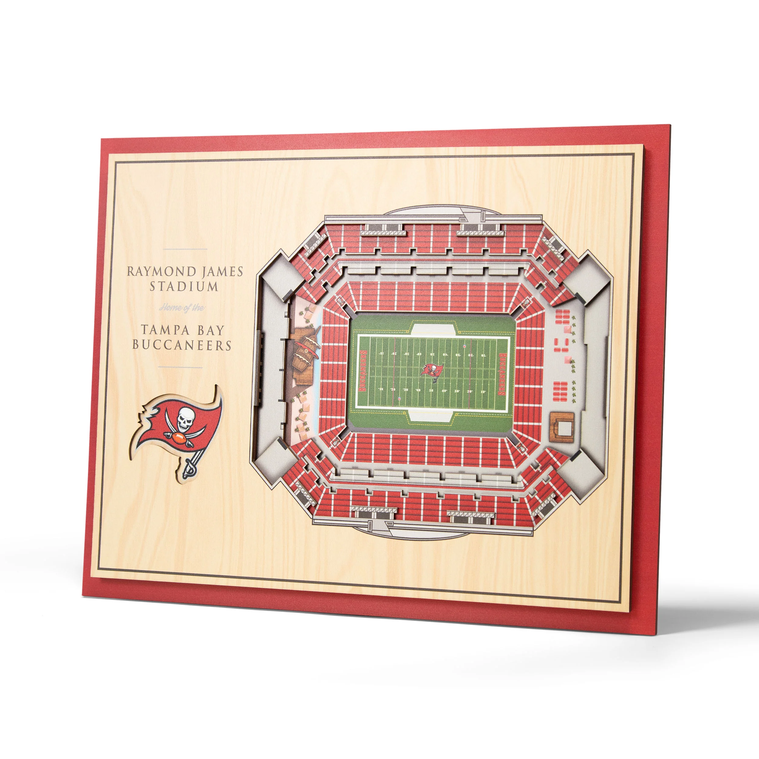 NFL Tampa Bay Buccaneers You the fan 5-Layer Stadium View Wall Art