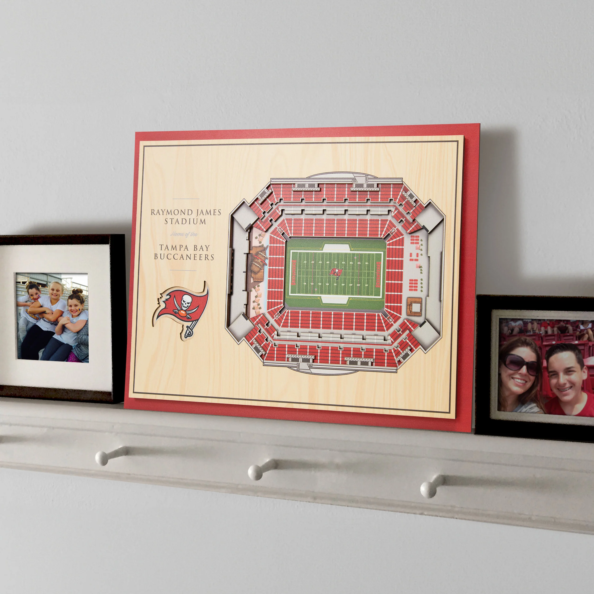 NFL Tampa Bay Buccaneers You the fan 5-Layer Stadium View Wall Art - Image 2