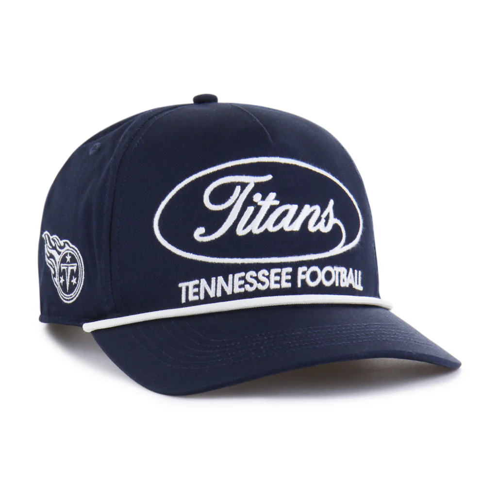 NFL Tennessee Titans '47 Foundational Hitch Snapback Hat - Navy