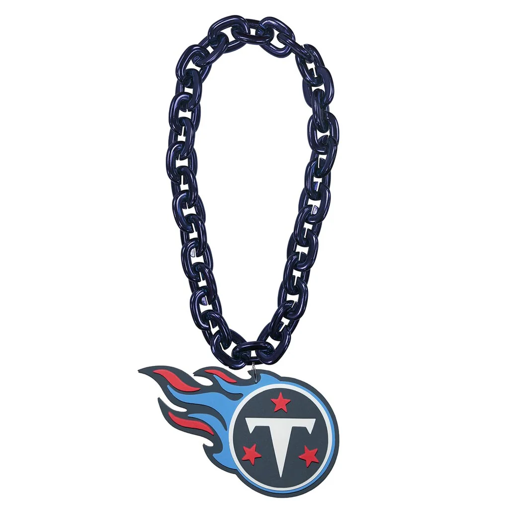 NFL Tennessee Titans Aminco Logo Fan Chain - Navy