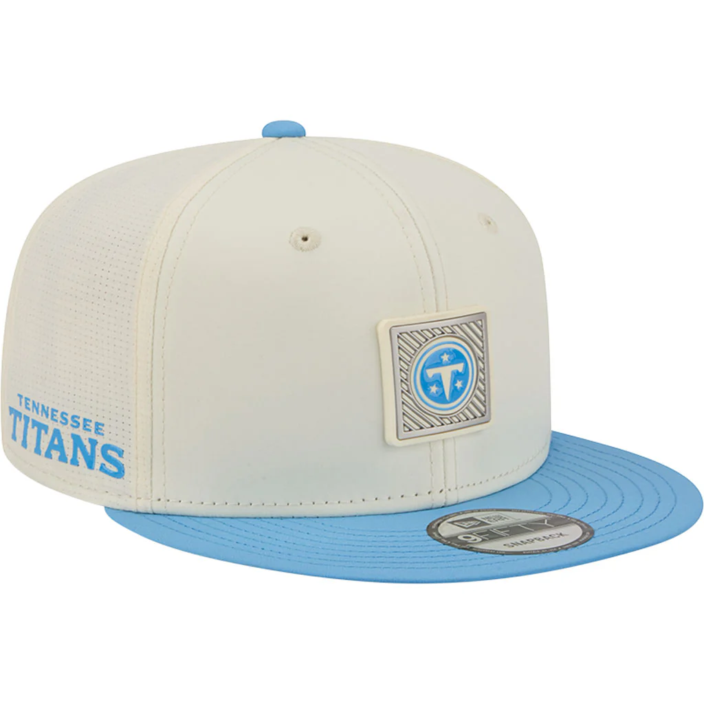 NFL Tennessee Titans New Era 2026 Training 9FIFTY Snapback Hat - Cream - Image 2