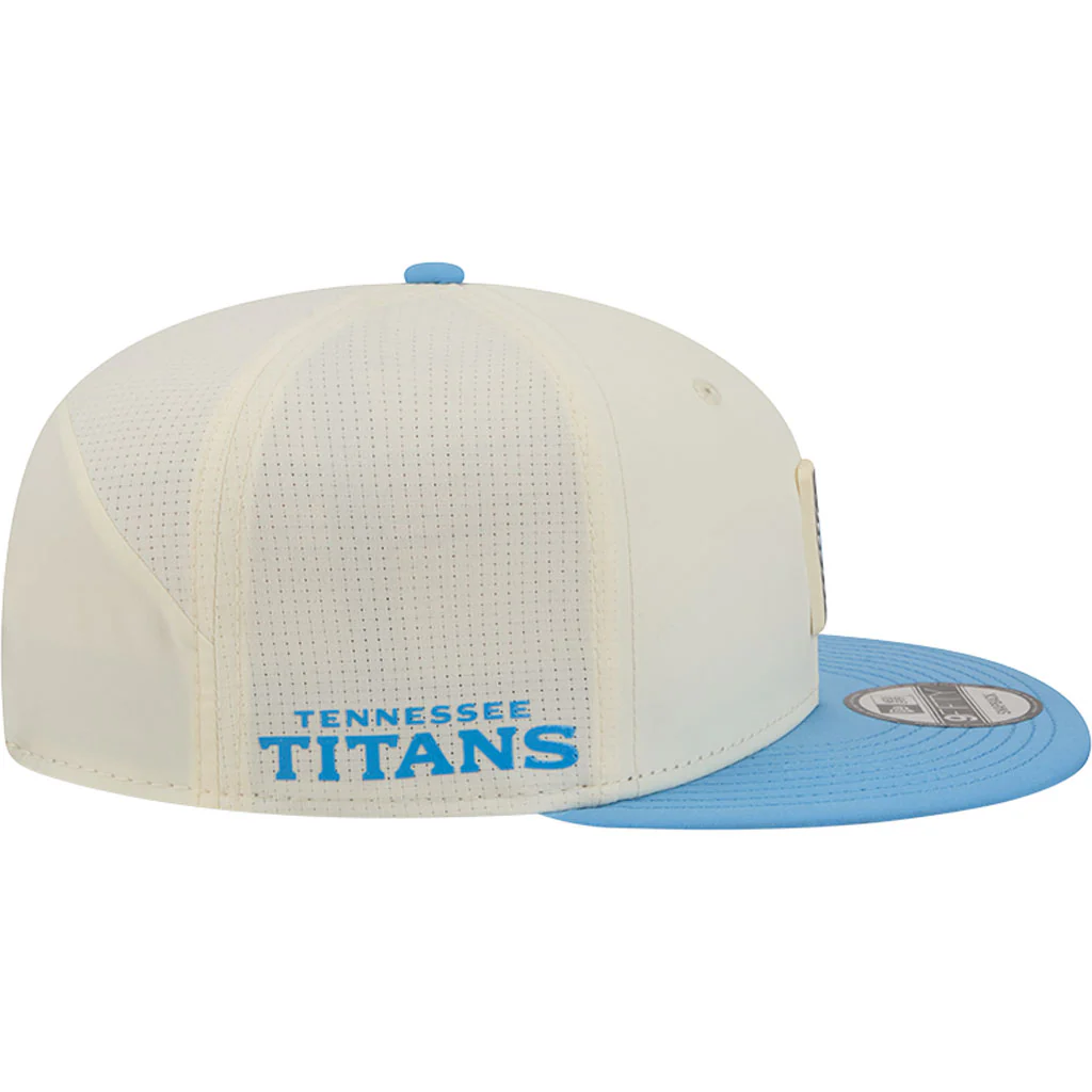 NFL Tennessee Titans New Era 2026 Training 9FIFTY Snapback Hat - Cream - Image 5