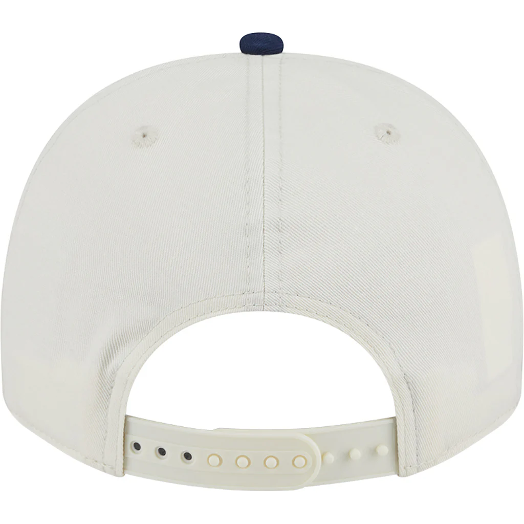 NFL Tennessee Titans New Era Chainstitch Two-Tone 9FIFTY A-Frame Snapback Hat - Cream - Image 4
