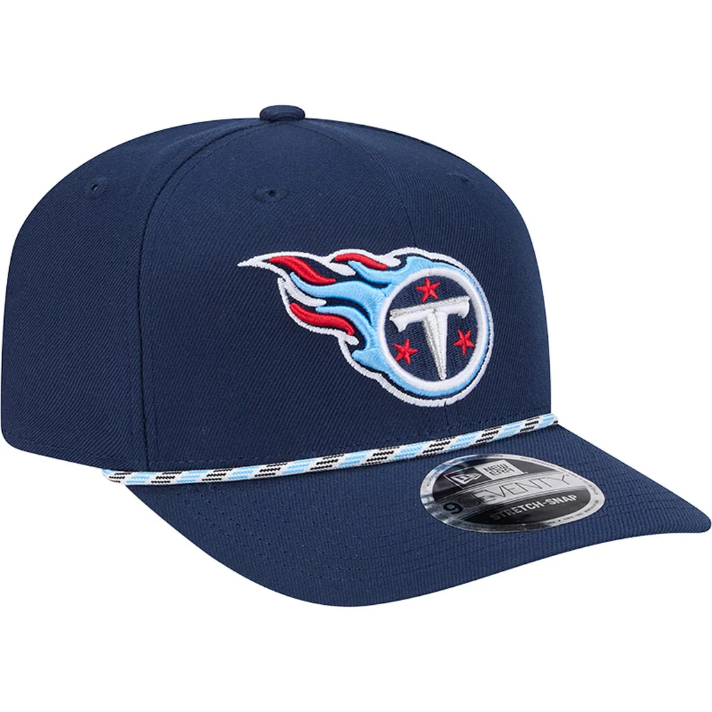 NFL Tennessee Titans New Era Multi Rope 9SEVENTY Stretch-Snapback Hat - Navy - Image 2