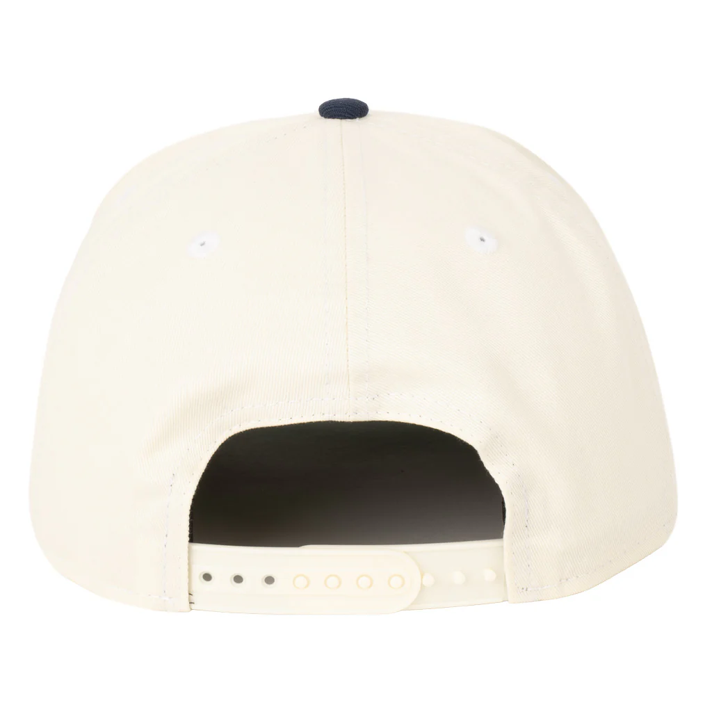 NFL Tennessee Titans New Era Two-Tone Primary Team Color 9FIFTY A-Frame Snapback Hat - Cream - Image 2