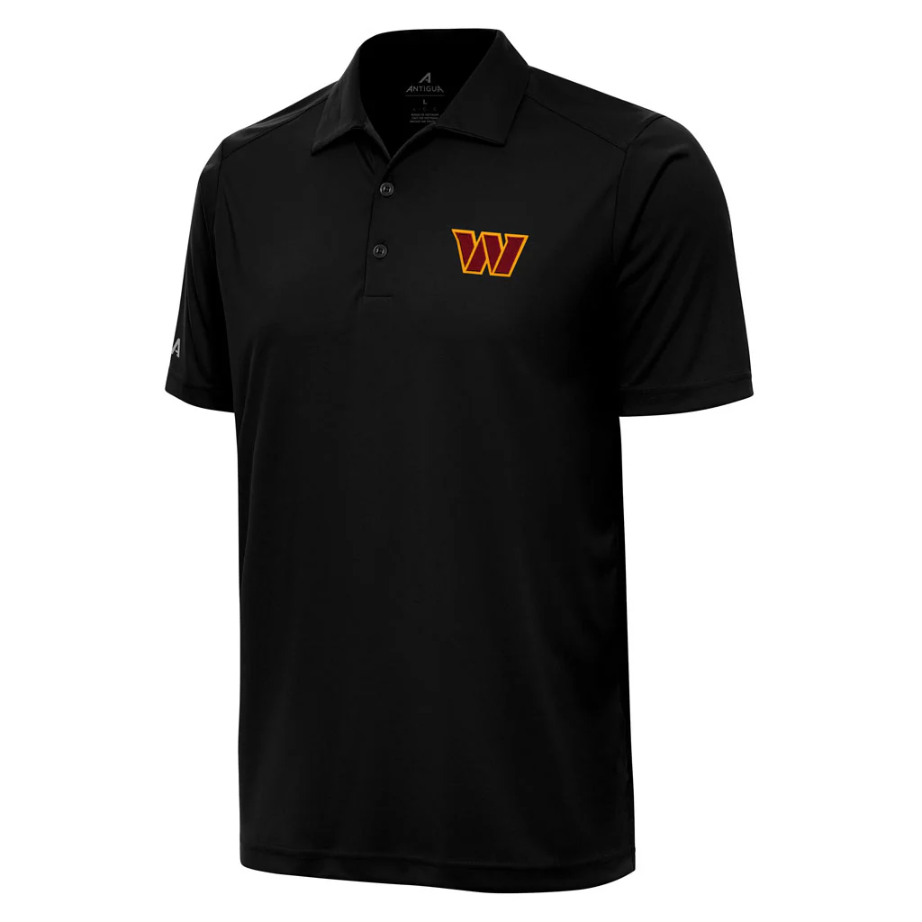 NFL Washington Commanders Antigua Tribute Polo - Black