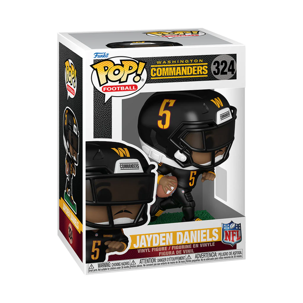 NFL Washington Commanders Jayden Daniels Funko Pop! Vinyl Figure - Image 2