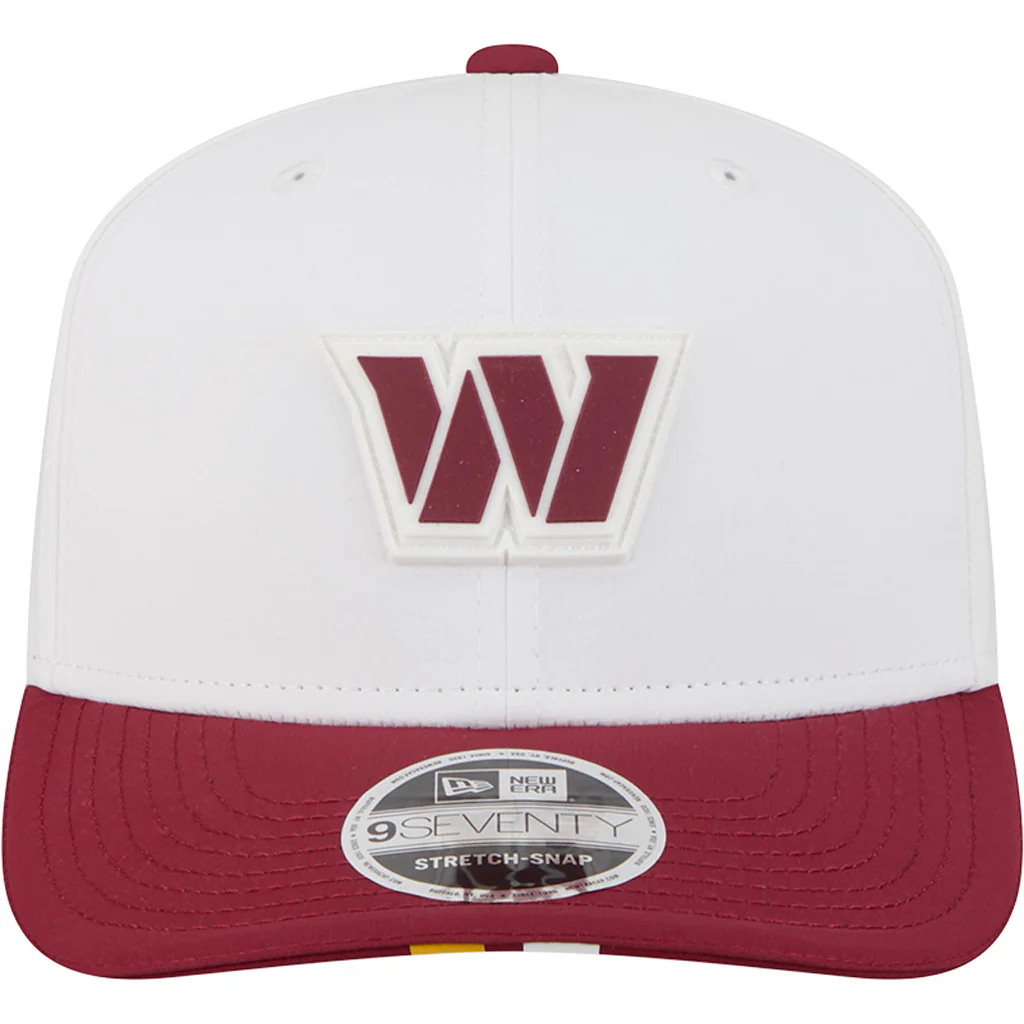 NFL Washington Commanders New Era 2025 Training 9SEVENTY Stretch-Snapback Hat - White - Image 3