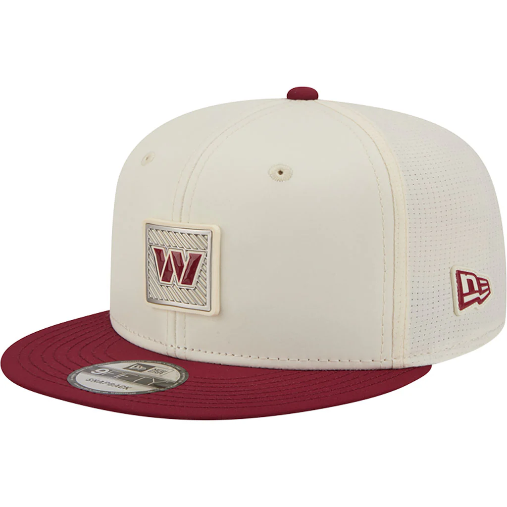 NFL Washington Commanders New Era 2026 Training 9FIFTY Snapback Hat - Cream