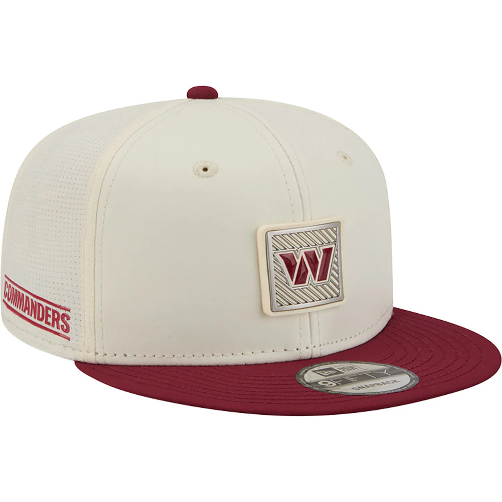 NFL Washington Commanders New Era 2026 Training 9FIFTY Snapback Hat - Cream - Image 2