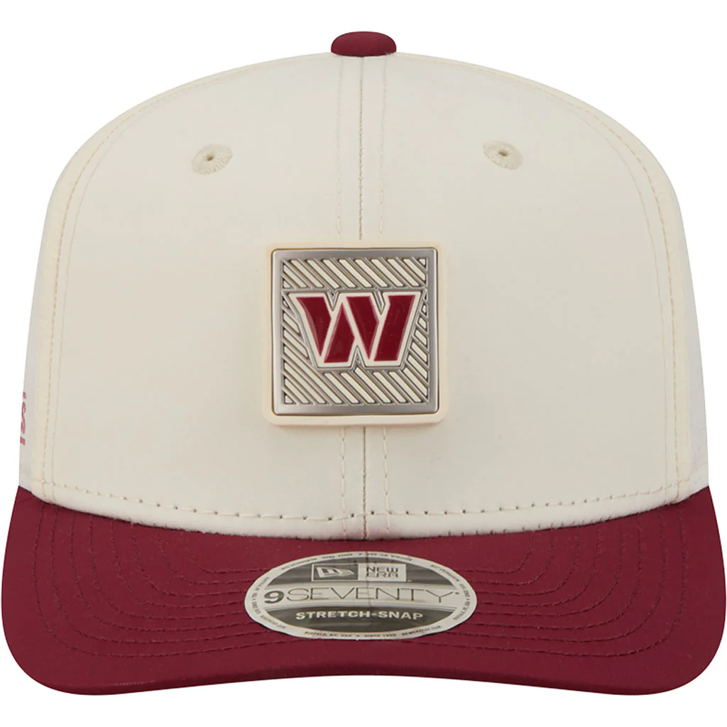 NFL Washington Commanders New Era 2026 Training 9SEVENTY Stretch Snapback Hat - Cream - Image 3