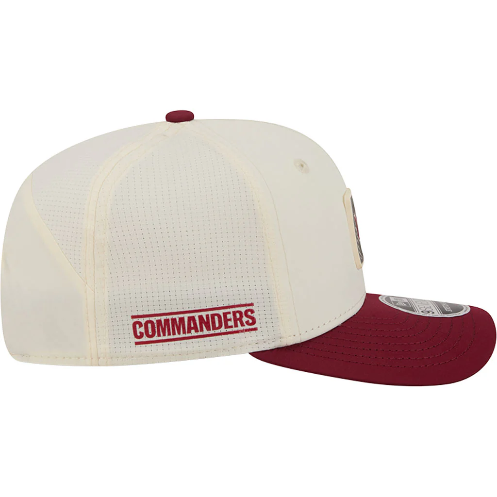 NFL Washington Commanders New Era 2026 Training 9SEVENTY Stretch Snapback Hat - Cream - Image 5