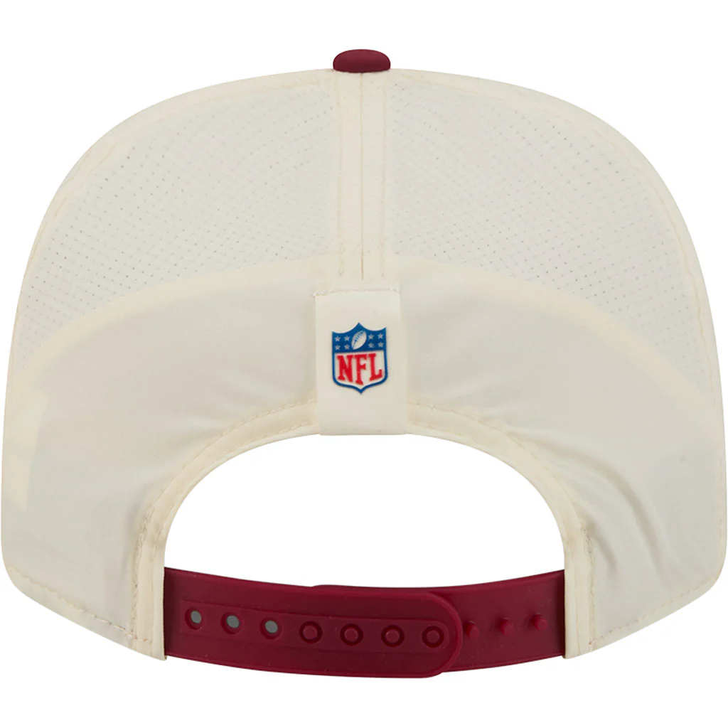 NFL Washington Commanders New Era 2026 Training 9SEVENTY Stretch Snapback Hat - Cream - Image 6