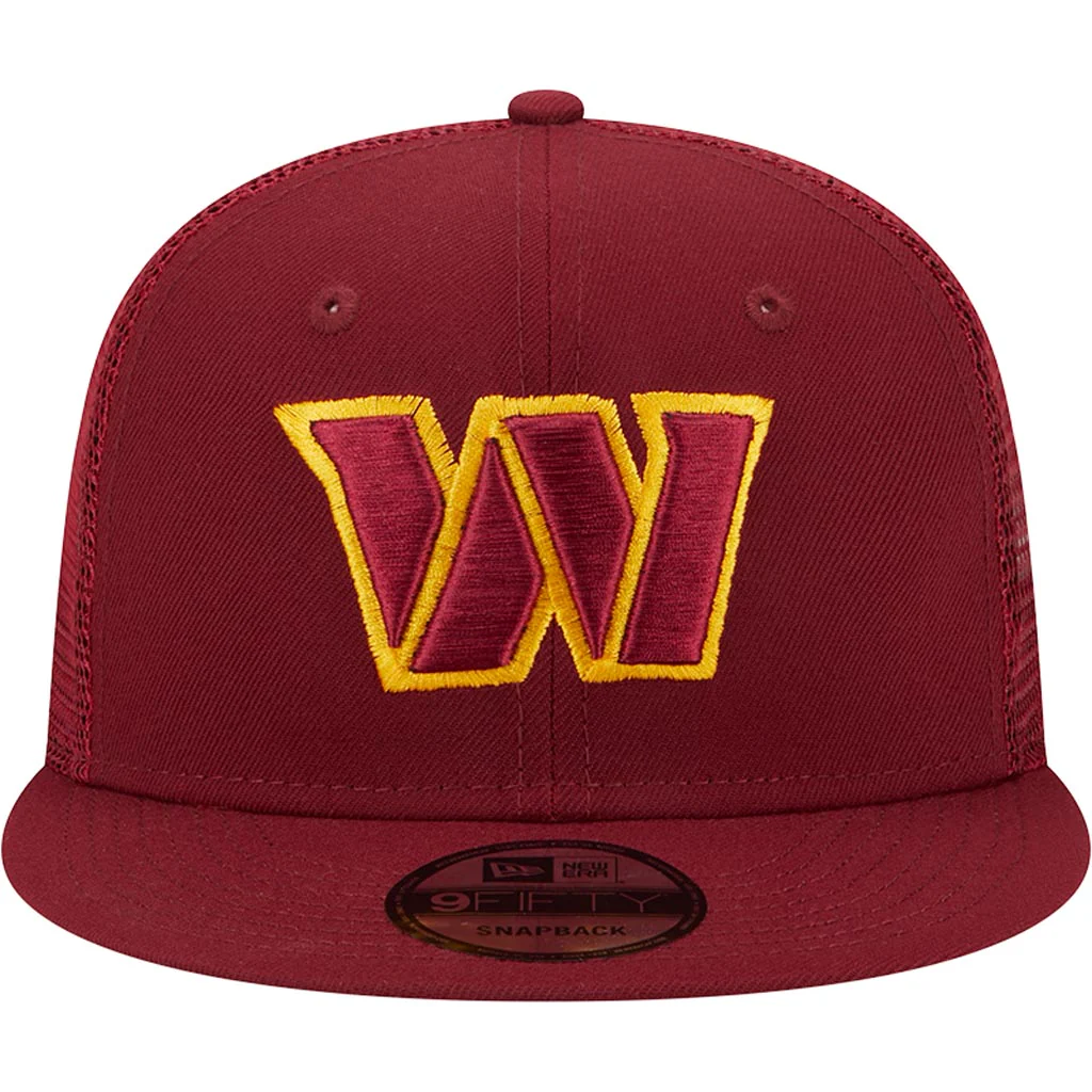 NFL Washington Commanders New Era 9FIFTY Snapback Trucker Hat - Maroon - Image 3