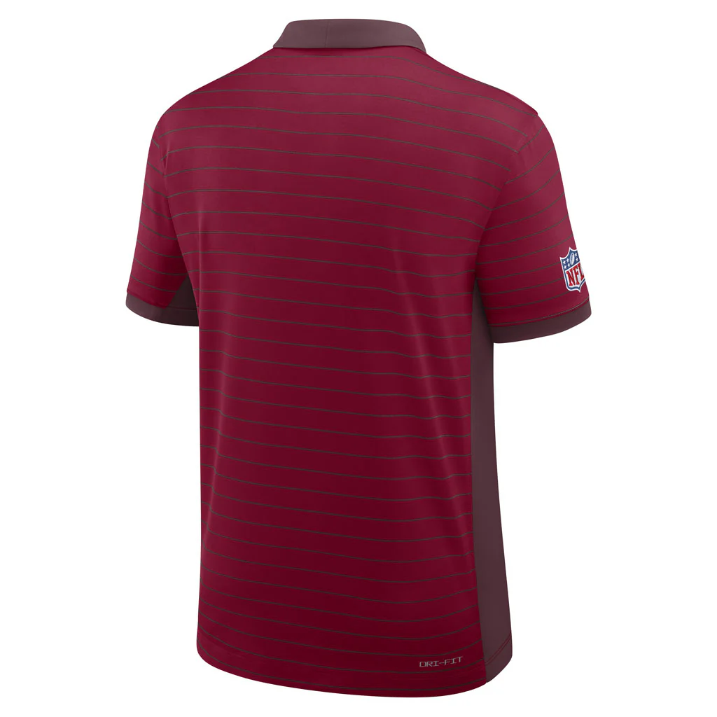 NFL Washington Commanders Nike 2026 Dri-FIT Striped Polo - Maroon - Image 3