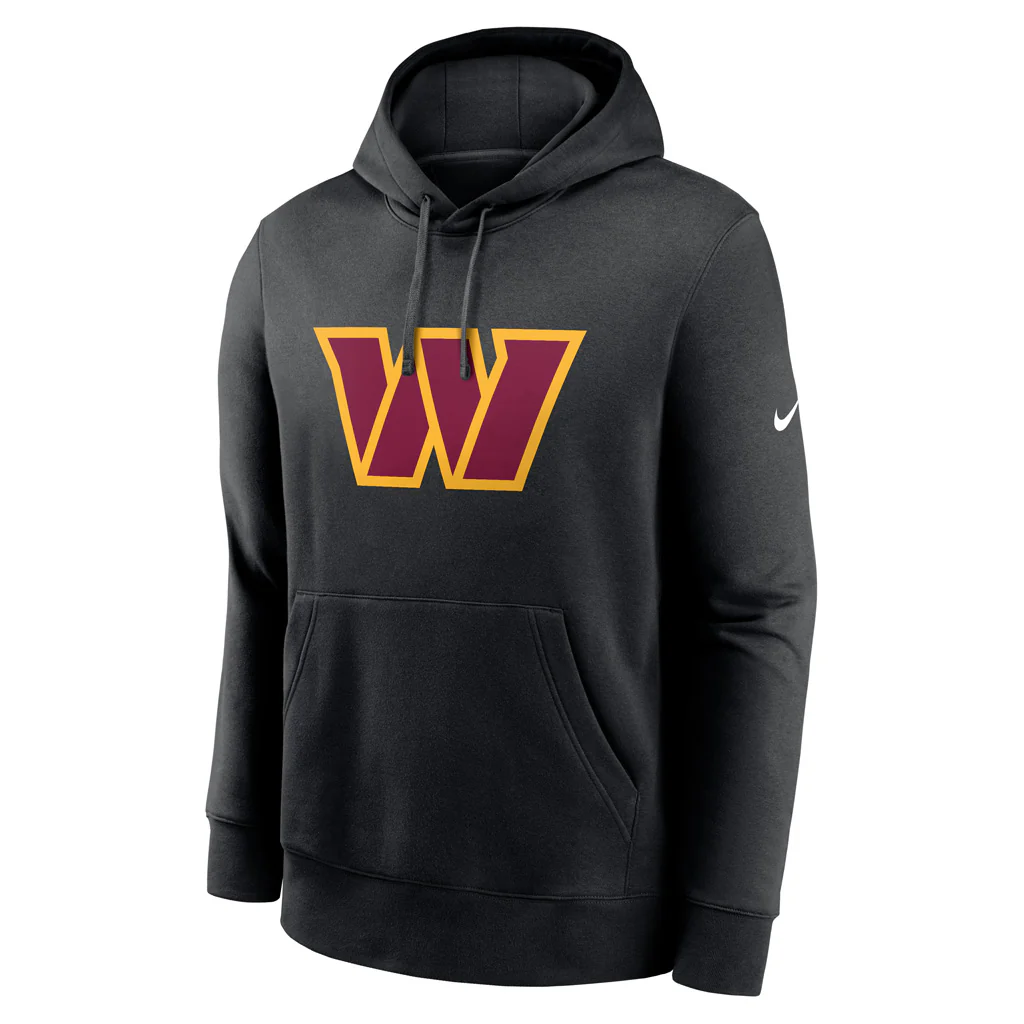 NFL Washington Commanders Nike Club Logo Pullover Hoodie - Image 2