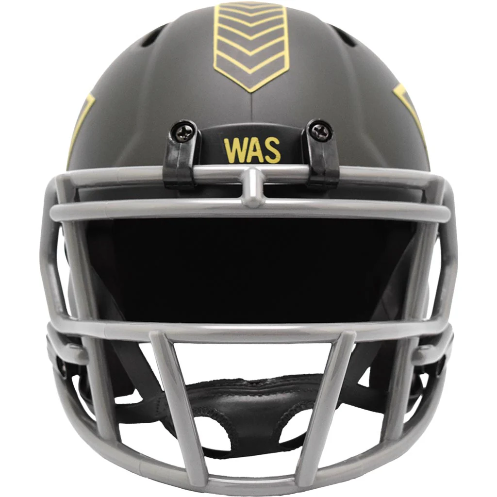 NFL Washington Commanders Riddell 2025 Salute to Service Mini Speed Helmet - Green - Image 3