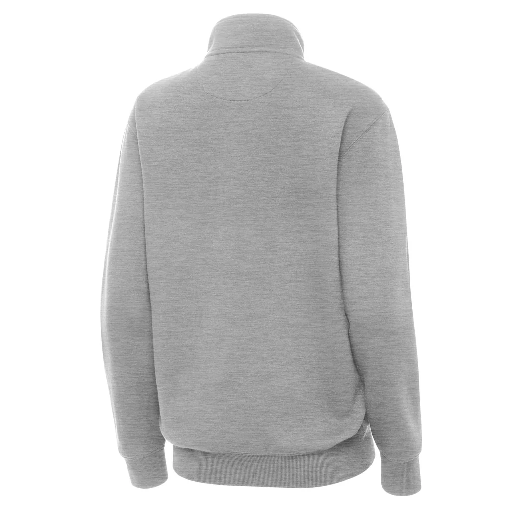 NFL Washington Commanders Women's Antigua Victory 1/4 Zip Pullover Jacket - Heather gray - Image 2