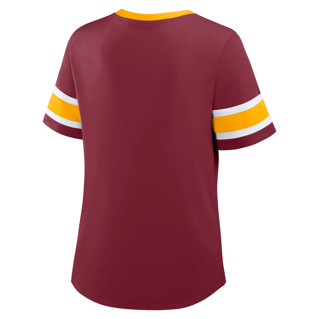 NFL Washington Commanders Women's Fanatics Draw Play Athena Lace-Up Top - Maroon - Image 3