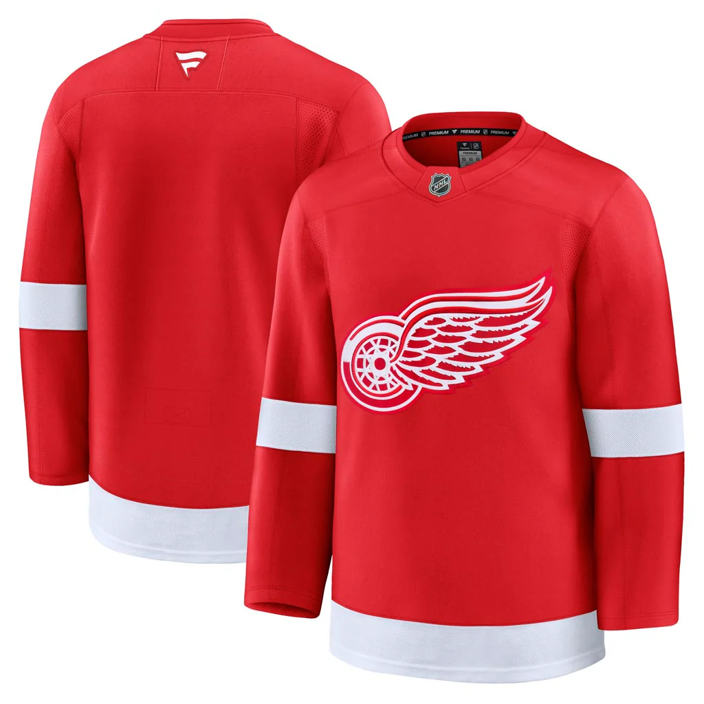 NHL Detroit Red Wings Fanatics Home Premium Jersey - Red
