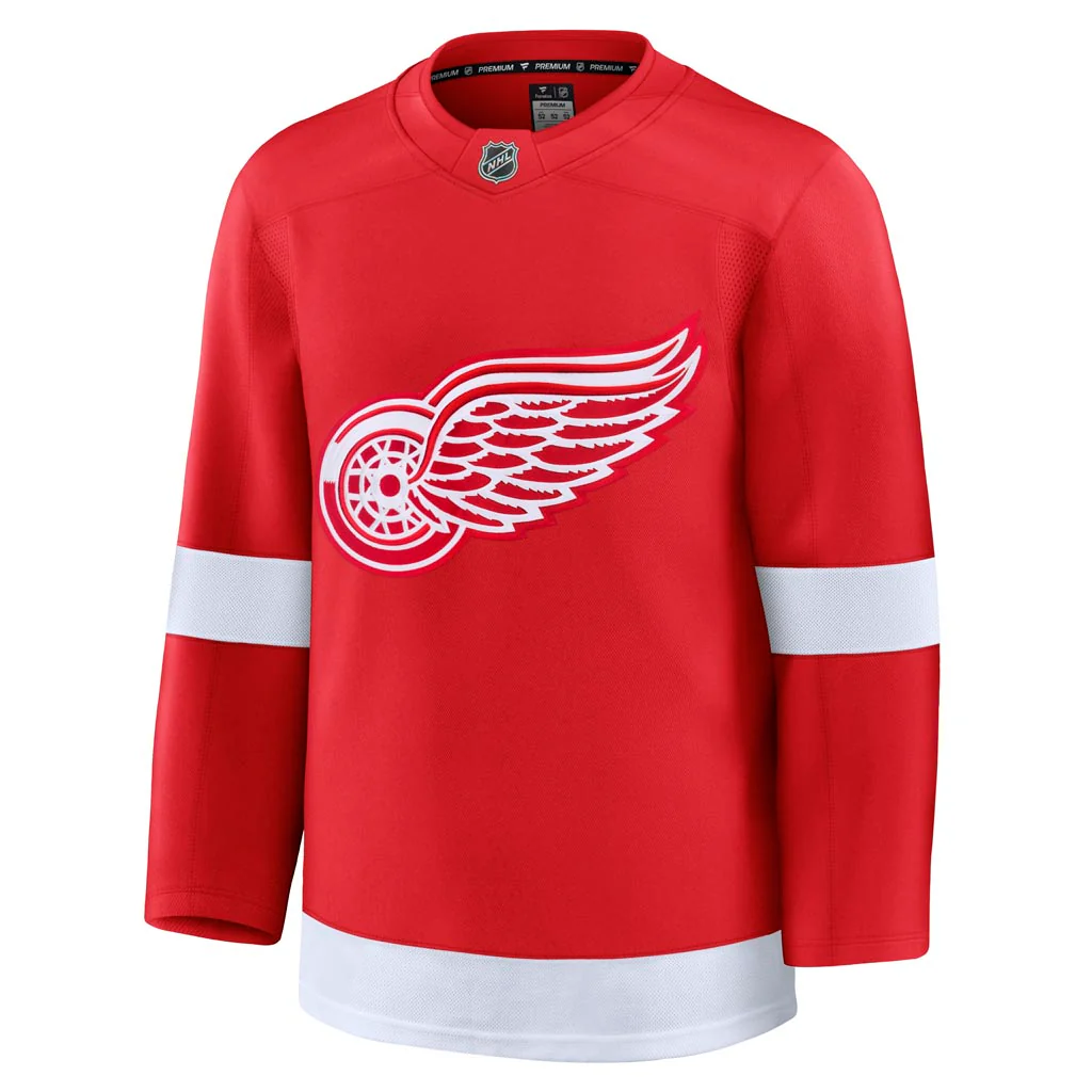 NHL Detroit Red Wings Fanatics Home Premium Jersey - Red - Image 2
