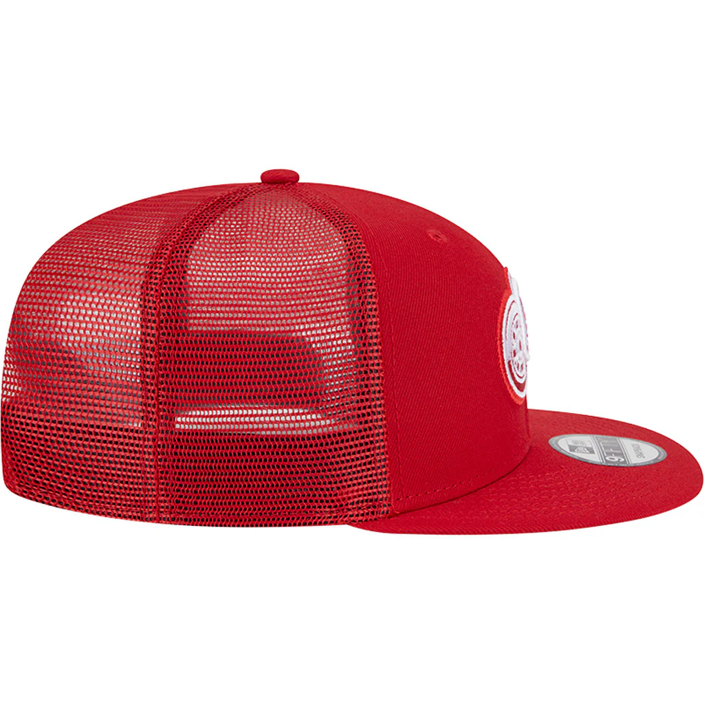 NHL Detroit Red Wings New Era OTC Trucker 9FIFTY Snapback Hat - Red - Image 6