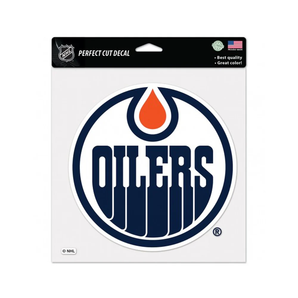 NHL Edmonton Oilers Wincraft 8x8 Car Decal